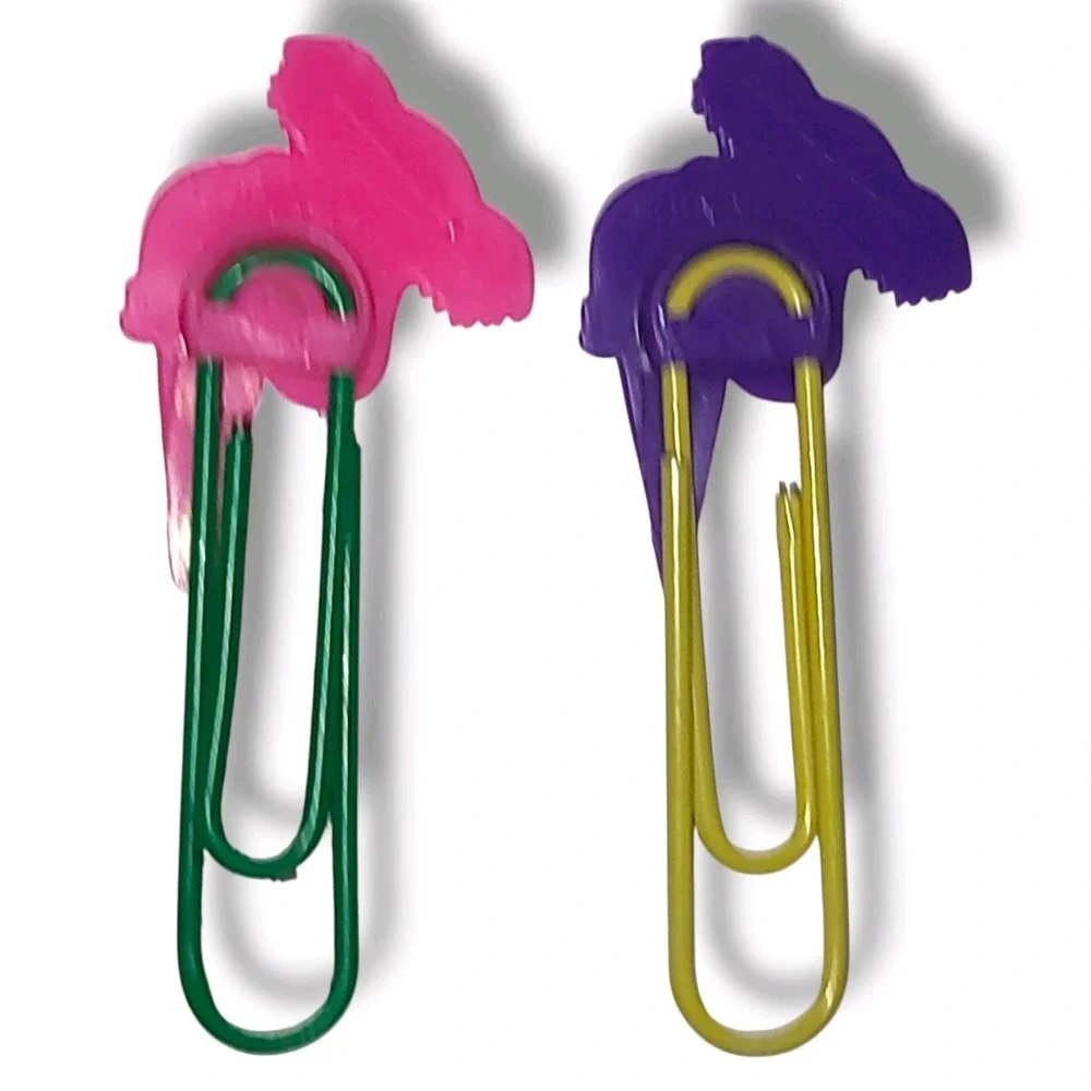 2 Vintage 1989 Lisa Frank Ice Cream Cone Koala Bear Paper Clips